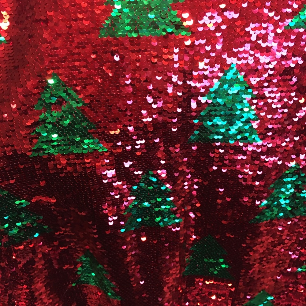 Cat&Jack girls size 12/14 sequin Christmas tree - Picture 2 of 6